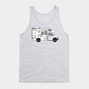 Campervan cartoon illustration Tank Top